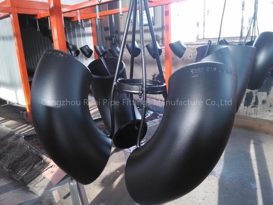 Raccords de tuyaux en acier soudés bout à bout ANSI ASME B16.9 SR 45 coude LR à 90 degrés