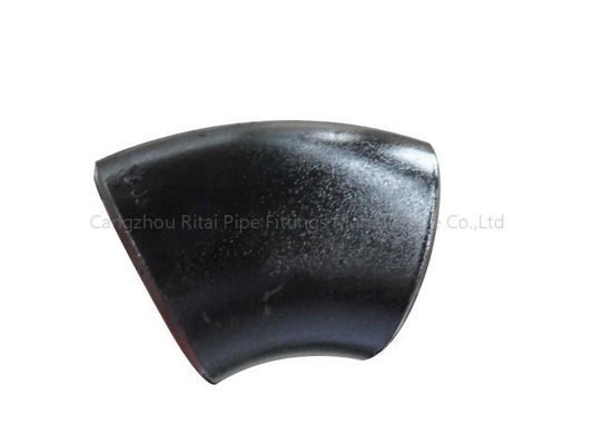 Rayon de short de Sr de 90 de degré de coude garnitures de tuyau 45 montage de la peinture WPB de noir de degré