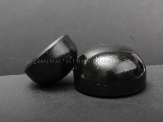 Norme ANSI ASME B16.9 chapeaux WPL6, garnitures de 1 de pouce embout de tuyau de tuyau d'acier de noir de BW SGP