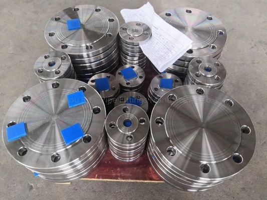 #150 a forgé la laque aveugle d'espace libre en métal des brides Pn16 RTJ d'acier inoxydable