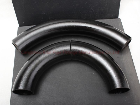 Longue courbure adaptée aux besoins du client 9.53mm de rayon 12.7mm garnitures de courbure de soudure de 90 degrés 1.5D sans couture