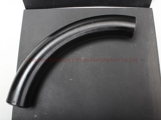 Sch40 Sch80 90 soudure de l'acier au carbone A53 106GR.B de la courbure ASTM A105 de coude de degré