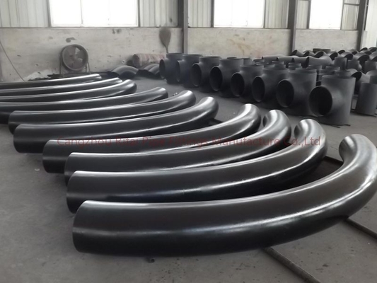 Coude sans couture de 90 degrés d'acier inoxydable de la LR api 5L gr. B BW de coudes de la tuyauterie 5D de Sch 40
