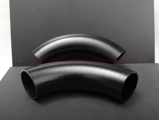 DIN2605 long carbone 3D 5D de Sch 80 DIN BS EN10253 ST37.2 de tuyau de courbure du rayon 90