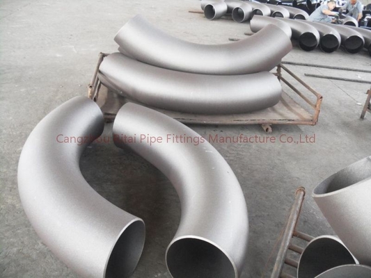DIN2605 long carbone 3D 5D de Sch 80 DIN BS EN10253 ST37.2 de tuyau de courbure du rayon 90