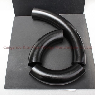 DIN2605 long carbone 3D 5D de Sch 80 DIN BS EN10253 ST37.2 de tuyau de courbure du rayon 90