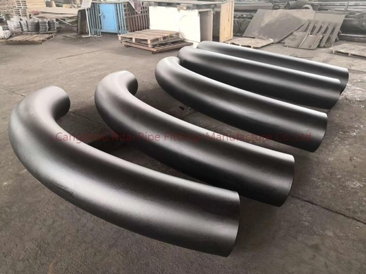 Sch40 Sch80 90 soudure de l'acier au carbone A53 106GR.B de la courbure ASTM A105 de coude de degré