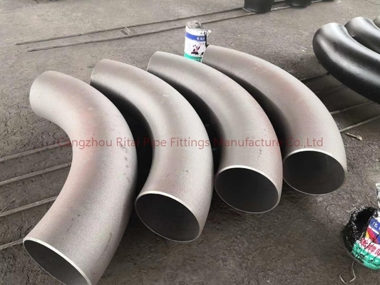 Garnitures de tube en acier d'ASME B16.28 2D 5D 6D 8D 9D 10D 4 pouces courbure de 90 degrés
