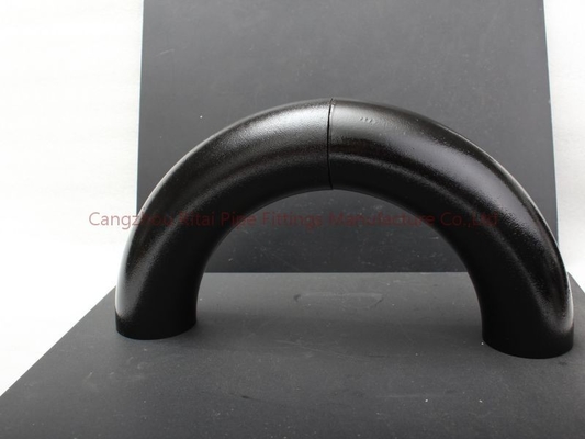 Coudes de tuyauterie d'A53Gr.B LR 3D 22,5 45 90 noir de 120 degrés pour le pétrole