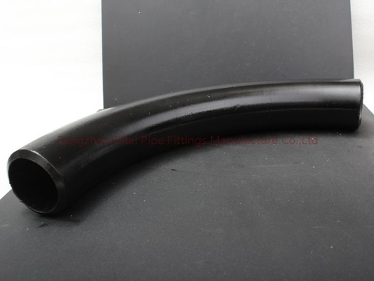 Acier au carbone de coudes de tuyauterie d'A420 WPL6 3D 180 30 45 60 carbone soudé par bout de 90 degrés