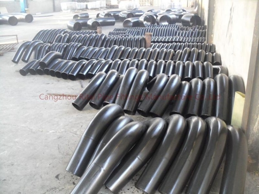 Le degré SGP de pouce 45 des coudes de tuyauterie de JIS BW 3D 4 a bridé pour la fabrication