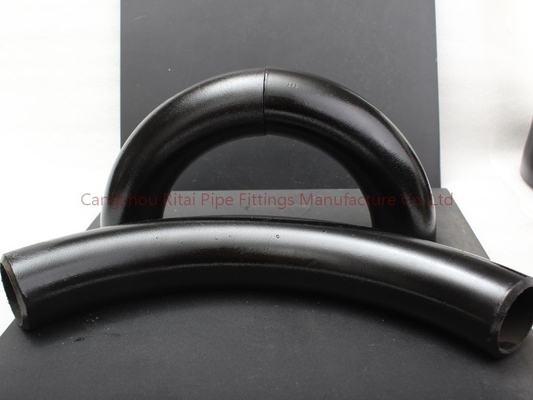 courbures de tuyau d'acier de 45D 90D et long CS de norme ANSI de rayon de coudes pour l'industrie chimique