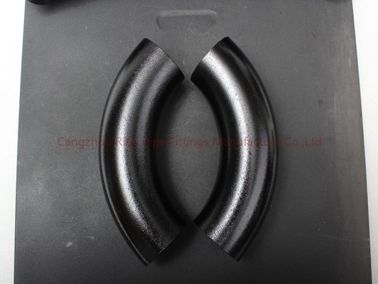 courbures de tuyau d'acier de 45D 90D et long CS de norme ANSI de rayon de coudes pour l'industrie chimique