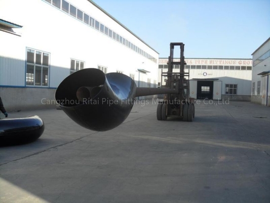 Garnitures de tuyau soudées en acier de grand diamètre du coude JIS B2220 XXS de noir de MSS SP44 48&quot; DST