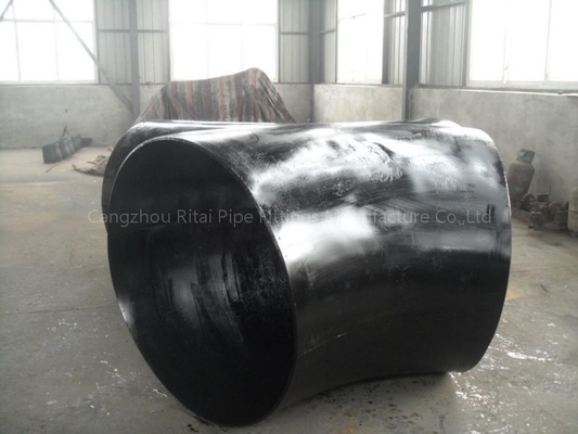 Garnitures de tuyau soudées en acier de grand diamètre du coude JIS B2220 XXS de noir de MSS SP44 48&quot; DST