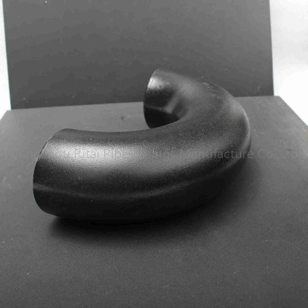 Rayon noir des garnitures de tuyau du programme 40 d'ASME B16.9 long A234 coude de 180 degrés