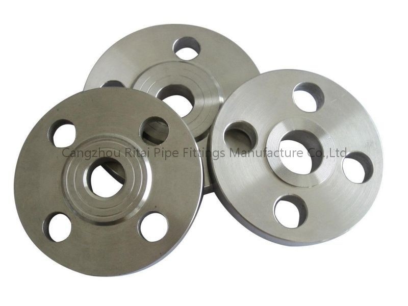Type acier au carbone standard de FF de la bride de plaque d'acier S235JR BS4504 EN1092 rf droite RTJ