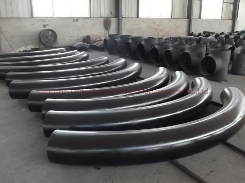 Coude sans couture de 90 degrés d'acier inoxydable de la LR api 5L gr. B BW de coudes de la tuyauterie 5D de Sch 40