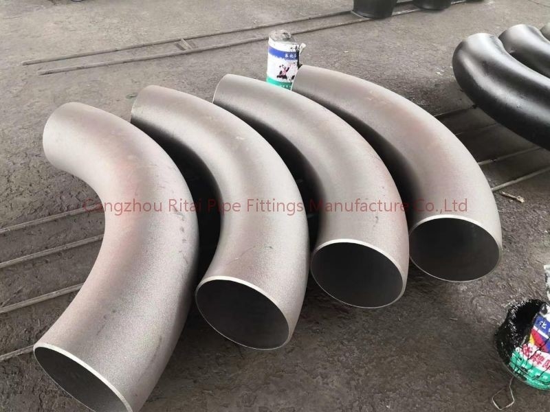 Garnitures de tube en acier d'ASME B16.28 2D 5D 6D 8D 9D 10D 4 pouces courbure de 90 degrés